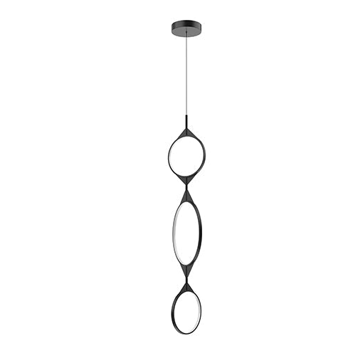 Kuzco Lighting Serif 53-in LED Pendant, 36W, 3000K, Black, PD84353-BK