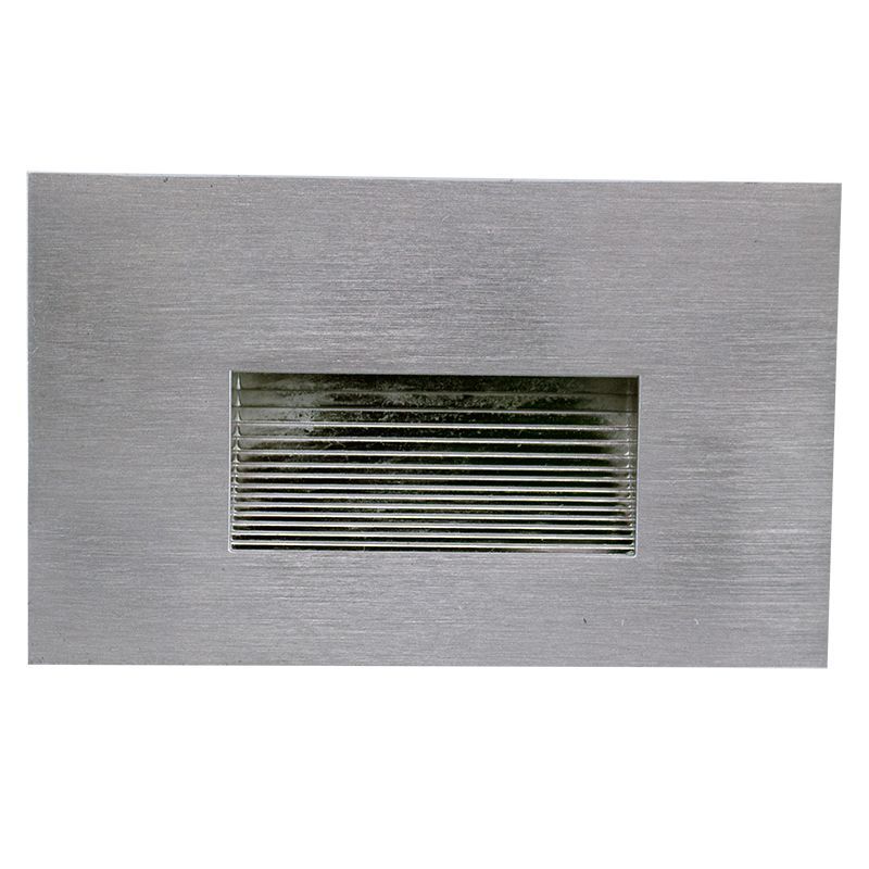 Westgate Model A - 120V Selectable CCT LED Integrated Step Lights, 3.5W, 30K/40K/50K Brushed Nickel, SLE-A-120V-MCT-BN