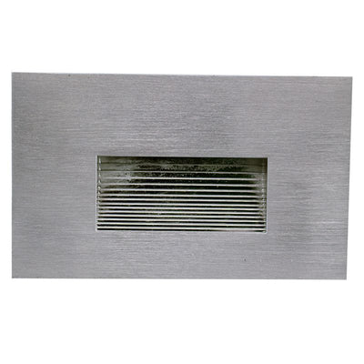 Westgate Model A - 12V Selectable CCT LED Integrated Step Lights, 3.5W, 3000K/4000K/5000K Brushed Nickel, SLE-A-12V-MCT-BN