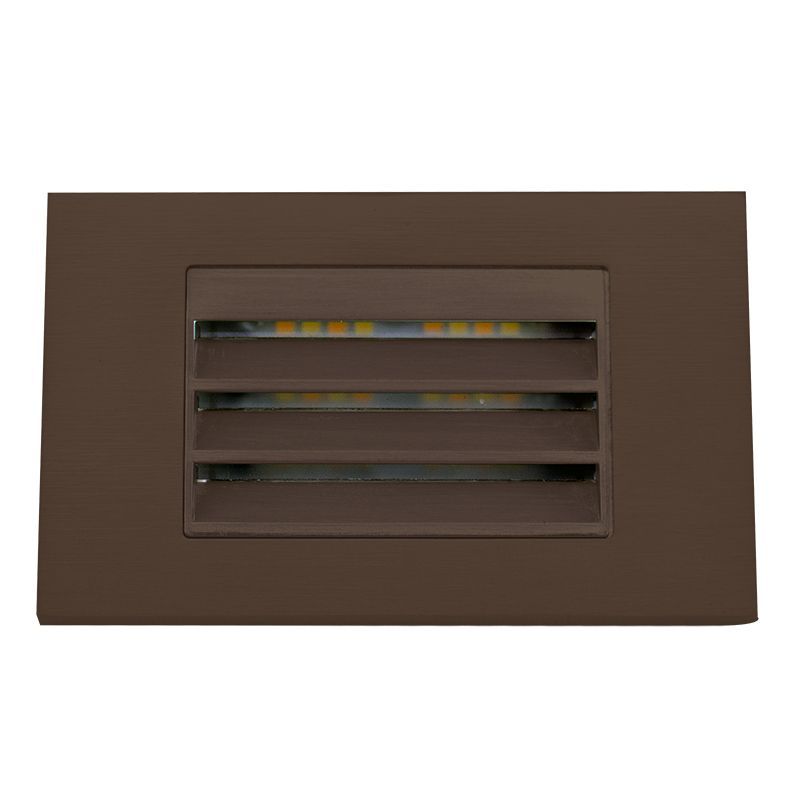 Westgate Model LH - 12V Selectable CCT LED Integrated Step Lights, 5W, 30K/40K/50K Oil-Rubbed Bronze, SLE-LH-12V-MCT-ORB
