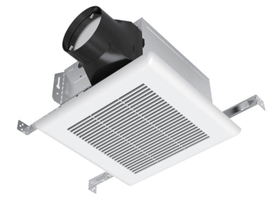AIRZONE Compact Series Bathroom Exhaust Fan, 50/80 CFM, 0.4/0.6 Sones, 16W, 4-in Duct, SNP50-80