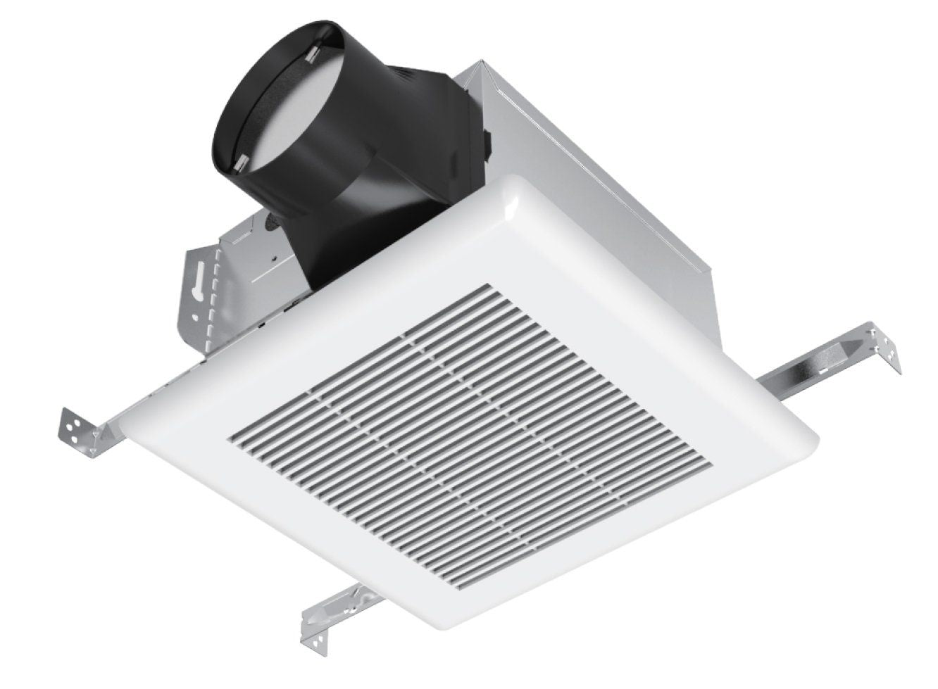 AIRZONE Compact Series Bathroom Exhaust Fan with Humidity Sensor, 80/100 CFM, 0.6/0.8 Sones, 22W, SNP80-100H