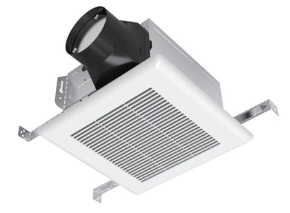 AIRZONE Compact Series Bathroom Exhaust Fan with Humidity Sensor, 50/80 CFM, 0.4/0.6 Sones, 16W, SNP50-80H