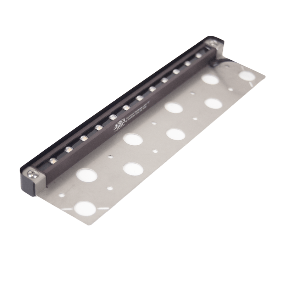 ABBA Lighting STB06R, 12V AC/DC, 3000K, 120° Beam, CRI 80+, Stainless Steel/Black, STB06R