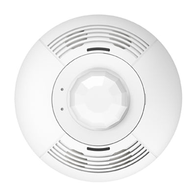 Lutron LOS Occupancy Sensor, Dual Technology, Ceiling Mount, 2000 Sq Ft, 360°, White, ULOS-CDT-2000-WH