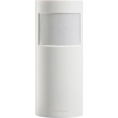Lutron Powr Savr Wireless Vacancy Sensor, Wall-Mount, 180°, White, ULRF2-VWLB-P-WH
