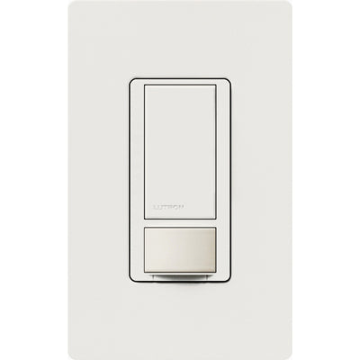 Lutron Maestro Occupancy-Sensing Switch, 6A, 120/277V, Multi-Location, White, UMS-VPS6M2-DV-WH