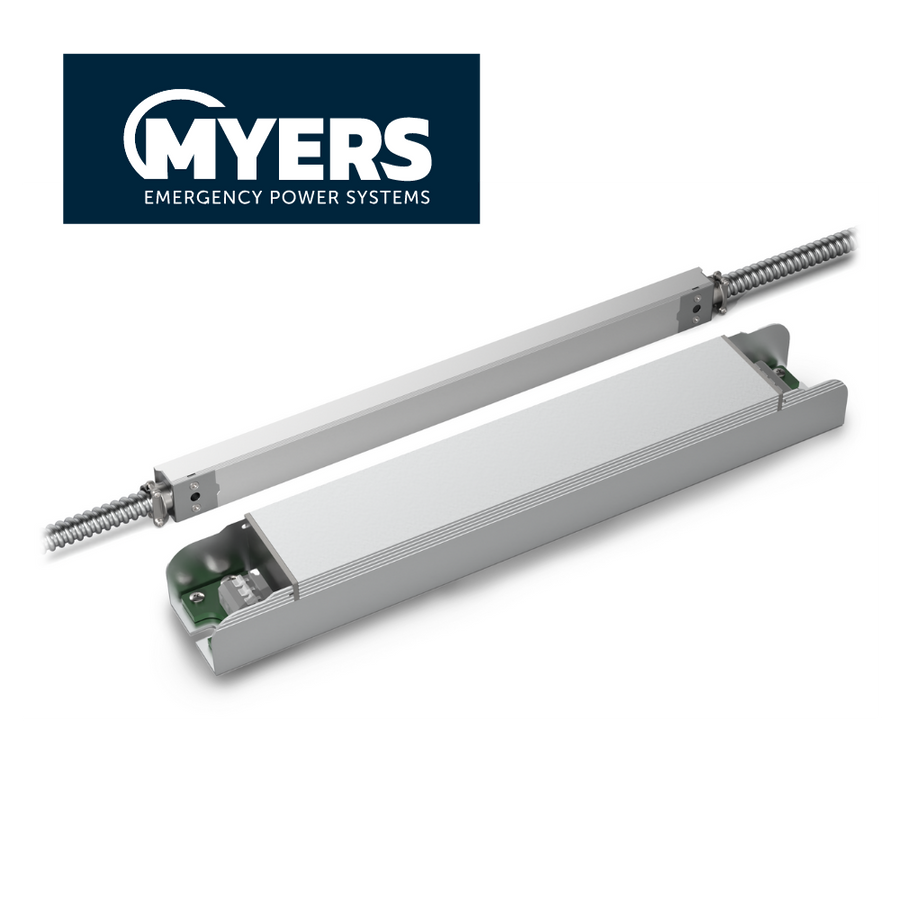 MYERS 4.5W Slimline BatteryPack: FlexibleConduitModel 120/277VAC OutputVoltage:5 200VDC  LEDBPSLIM4.5W
