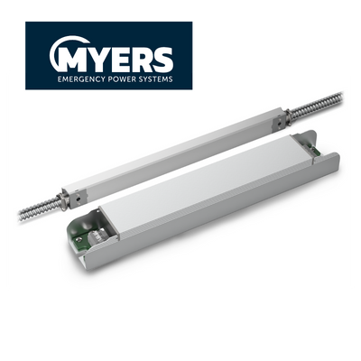 MYERS 10W SlimlineBatteryPack: FlexibleConduitModel 120/277VAC OutputVoltage:10300VDC LEDBPSLIM13.5W LEDBPSLIM10W