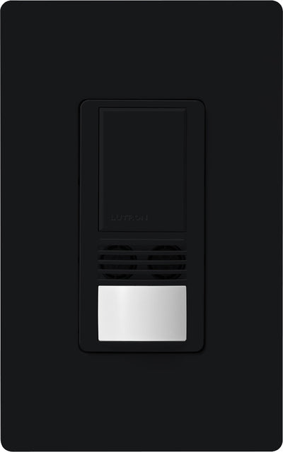 Lutron Maestro Occupancy Sensor, Dual Technology, XCT, Black, WMS-A102-BL