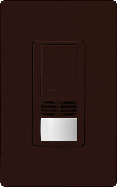 Lutron Maestro Occupancy Sensor, Dual Technology, XCT, Brown, WMS-A102-BR