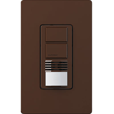 Lutron Maestro WMS-A202 Dual-Circuit Occupancy Sensor, Dual Technology, Title 24, Brown, WMS-A202-BR
