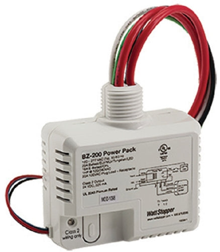 Wattstopper Power Pack, 120-277V, 50/60Hz, 24VDC, 225mA, BZ-200