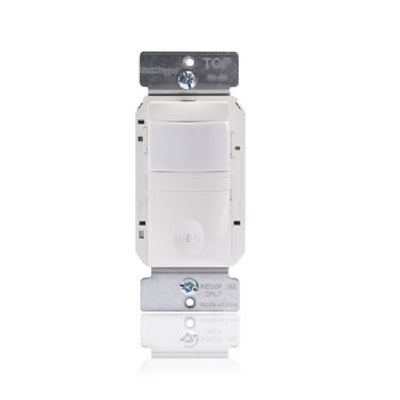 Wattstopper PIR Wall Switch Vacancy Sensor, 2-Wire, White, CS-50-W