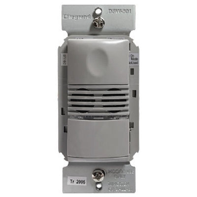 Wattstopper Dual Tech Wall Switch Occupancy Sensor, 120/277V, Grey, DSW-301-G
