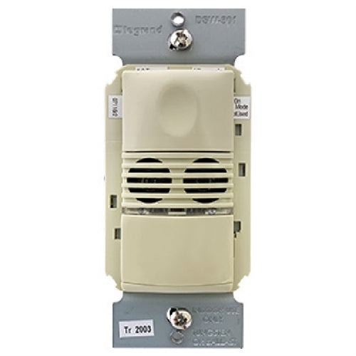 Wattstopper Dual Tech Wall Switch Occupancy Sensor, 120/277V, Ivory, DSW-301-I