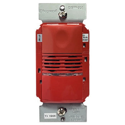 Wattstopper Dual Tech Wall Switch Occupancy Sensor, 120/277V, Red, DSW-301-R