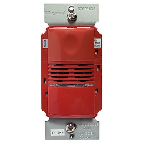 Wattstopper Dual Tech Wall Switch Occupancy Sensor, 120/277V, Red, DSW-301-R