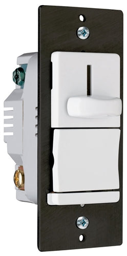 Wattstopper 600W Single Pole, Preset Incandescent Dimmer, White, LS600PW