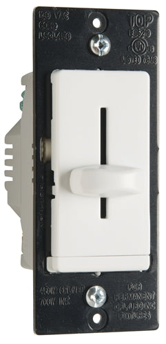Wattstopper 450W CFL/LED 700W Incandescent Single Pole, Non-Preset Dimmer, Brown, LSCL450