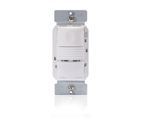 Wattstopper PIR Dimmable Wall Switch Sensor, Universal, 120V, White, PW-101D-W