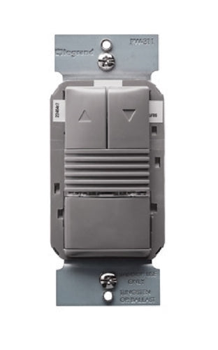 Wattstopper 0-10V PIR Wall Switch Occupancy Senor, 120/277V, Grey, PW-311-G