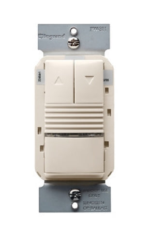 Wattstopper 0-10V PIR Wall Switch Occupancy Sensor, 120/277V, Light Almond, PW-311-LA