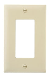 Wattstopper Thermoplastic 1-Gang Decorator Wall Plate, Ivory, TP26ICC100