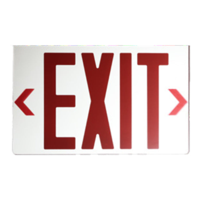 Westgate Edge-Lit Exit Sign Double Face Panel Only For Single Face Conversion Red Letters, XT-EL2RM-CP