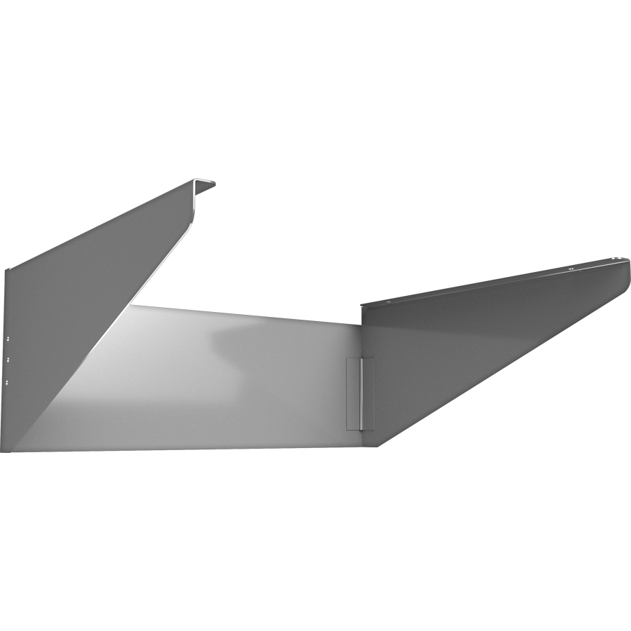 RAB Lighting A17 Reversible House Side Shield, 200–300W, Roadway Gray, A17-RHS-M/RG