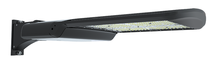 RAB Lighting A17 Ultra-Economy LED Area Light, Type III, 200 | 180 | 160W, CCT Selectable, Universal Pole Mount, 120-277V, A17-3T200