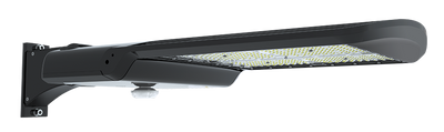 RAB Lighting A17 Ultra-Economy LED Area Light, Type III, 300 | 240 | 200W, CCT Selectable, Universal Pole Mount, Microwave Motion Sensor, 480V, A17-3T300/480/MVS