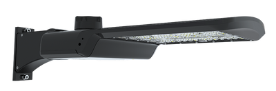 RAB Lighting A17 Ultra-Economy LED Area Light, Type III, 70 | 60 | 50W, CCT Selectable, Universal Pole Mount, 3-pin Receptacle, 120-277V, A17-3T70/3PRS