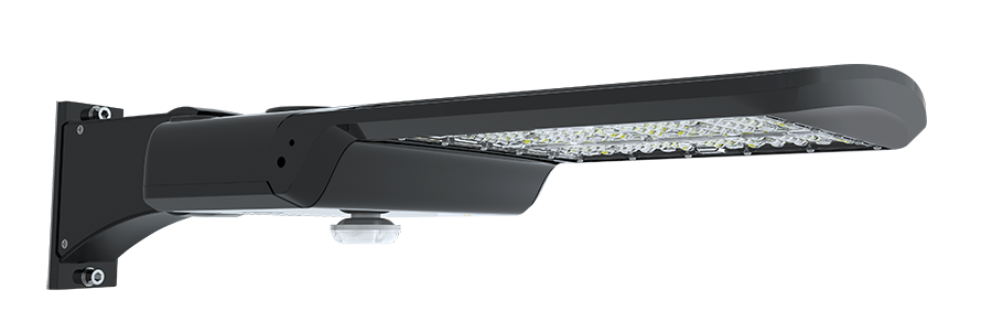 RAB Lighting A17 Ultra-Economy LED Area Light, Type III, 150 | 120 | 100W, CCT Selectable, Universal Pole Mount, Microwave Motion Sensor, 120-277V, A17-3T150/MVS