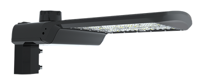 RAB Lighting A17 Ultra-Economy LED Area Light, Type III, 150 | 120 | 100W, CCT Selectable, Slipfitter Mount, 3-pin Receptacle, 120-277V, A17-3T150SF/3PRS
