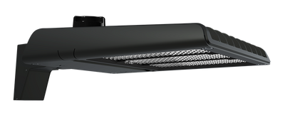 RAB Lighting A22 Area Light, 200/180/160W, 3000K, Field-Adjustable, 120-277V, Black, A22-200YB