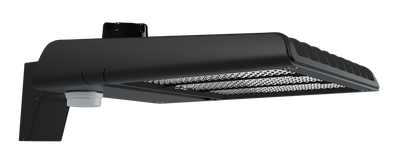 RAB Lighting A22 Area Light, 200/180/160W, CCT Selectable, TYPE III Pole Mount, MVS, Bronze, A22-200/MVS