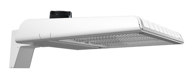 RAB Lighting A22 Area Light, 200/180/160W, CCT Selectable, Type IV Pole Mount, White, A22-4T200W