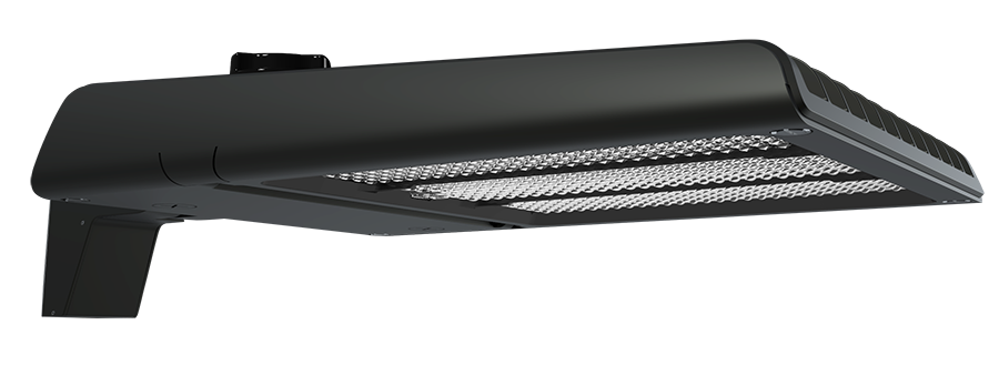 RAB Lighting A22 Field Adjustable LED Area Light, 320 | 280 | 250W, CCT Selectable, 34,478 thru 44,898 Lumens, Type III, Pole Mount, 120-277V, Bronze, A22-320