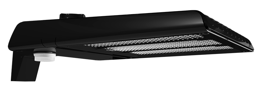 RAB Lighting A22 Area Light, 320/280/250W, CCT Selectable, 120-277V, 7-Pin Receptacle, Black, A22-320B/MVS