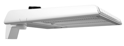 RAB Lighting A22 Area Light, 320/280/250W, CCT Selectable, Type II Pole Mount, White, A22-2T320W/MVS
