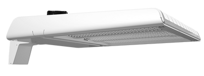 RAB Lighting A22 Area Light, 320/280/250W, CCT Selectable, 3000/4000/5000K, Type II Pole Mount, White, A22-2T320W