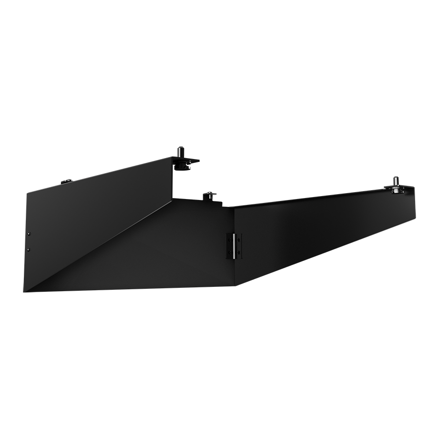 RAB Lighting A22 Heat Shield, 320W, Black, A22-320HSB