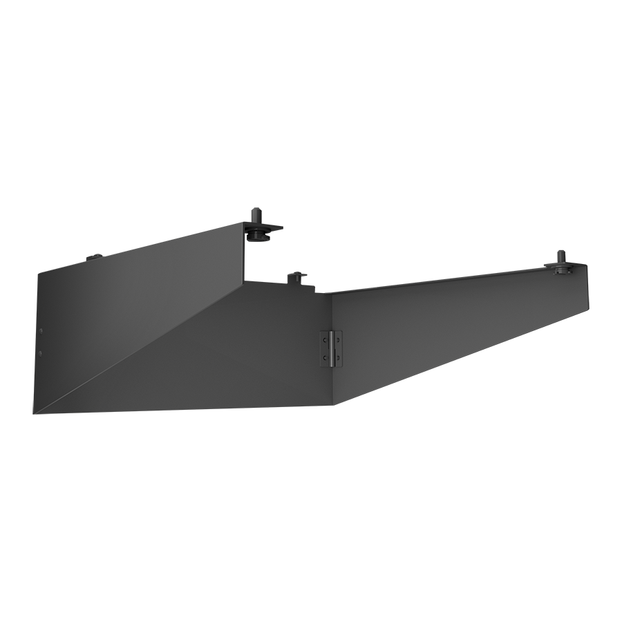 RAB Lighting A22 Heat Shield, 320W, Bronze, A22-320HS