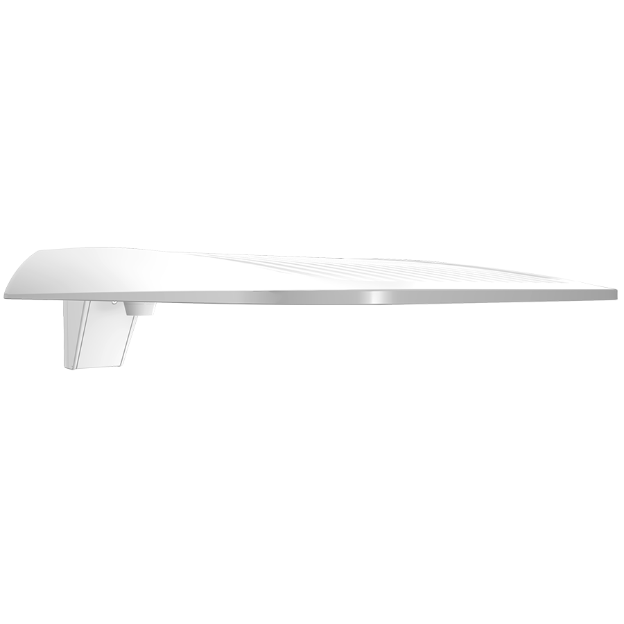 RAB Lighting A34-XL T4 Area Light, 340/270/220W, CCT Selectable, Microwave Sensor, Pole Mount, White, A34T4XLW/MVS