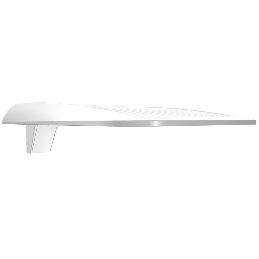 RAB Lighting A34-L T5 Area Light, 250/200/150W, CCT Selectable, 480V, Pole Mount, White, A34T5LW/480