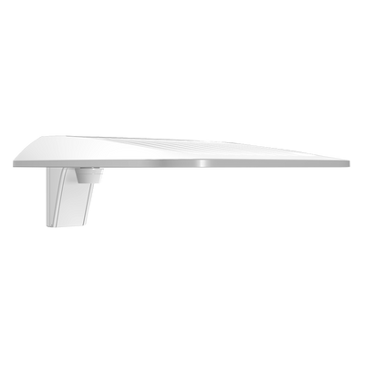 RAB Lighting A34-M T3 Area Light, 150/125/100W, CCT Selectable, 480V, Microwave Occupancy Sensor, Pole Mount, White, A34T3MW/480/MVS