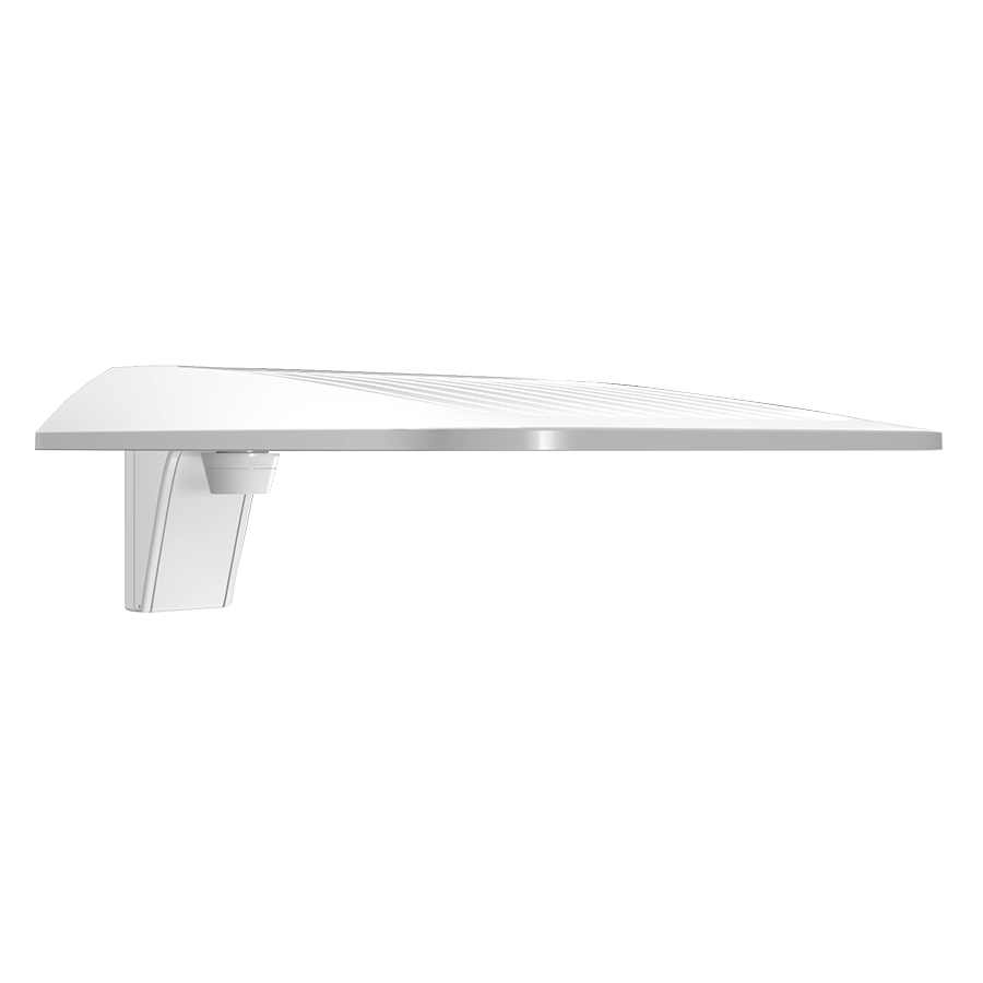 RAB Lighting A34-M T5 Area Light, 150/125/100W, CCT Selectable, Microwave Occupancy Sensor, Pole Mount, White, A34T5MW/MVS
