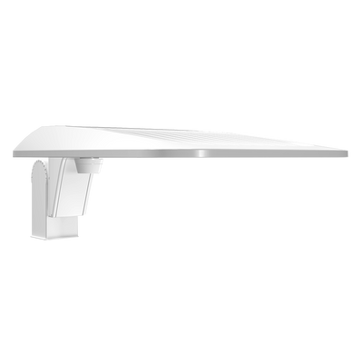 RAB Lighting A34-M T3 Area Light, 150/125/100W, CCT Selectable, 480V, Microwave Occupancy Sensor, Slipfitter Mount, White, A34T3MSFW/480/MVS