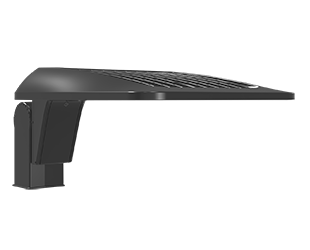 RAB Lighting A34 Small LED Area Light, 50W, Amber 596nm, 120-277V, 0-10V, Type III, Slipfitter, Bronze, A34T3SSFYA